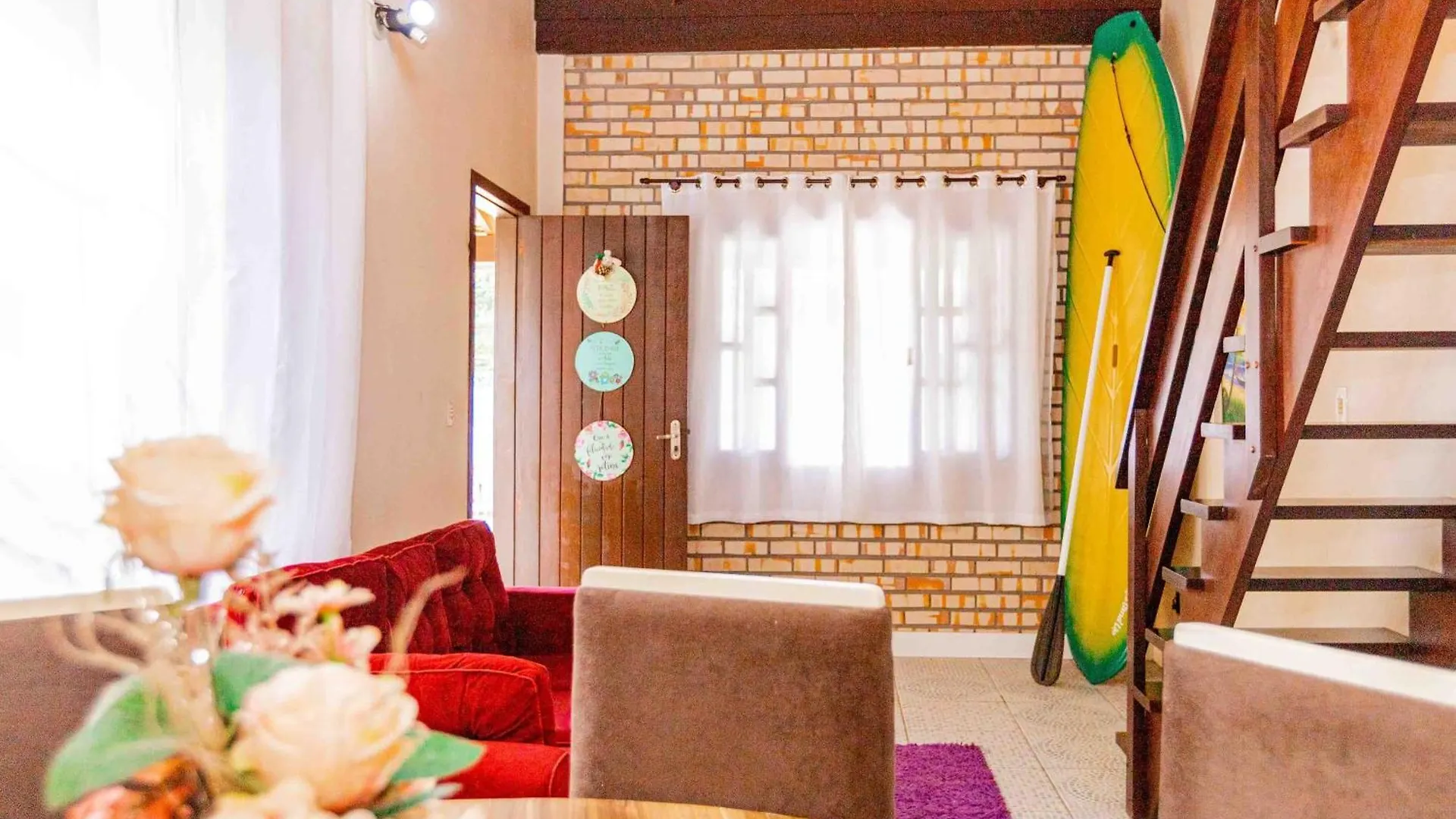 Casa Com Lareira E A 450 Metros Da Praia Qz7460 Penha  Brazil